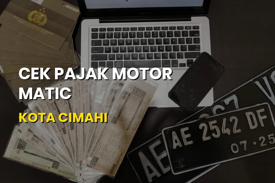 Cek Pajak Motor Matic Kota Cimahi Jawa Barat Lengkap
