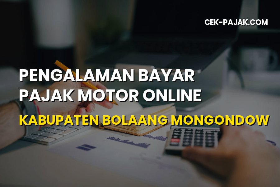 Pajak Motor Online Kabupaten Bolaang Mongondow Guide